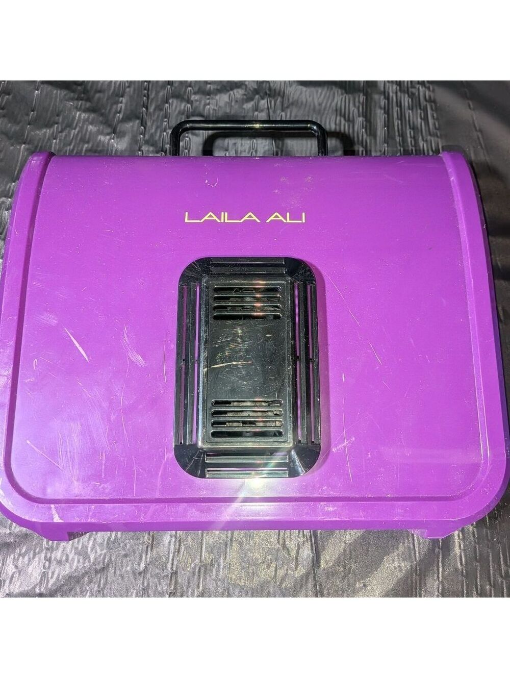 Laila Ali Portable Hair Dryer Bonnet Hood Dryer in Purple